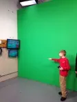 Giving his own weather report