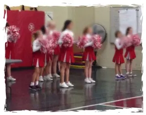 2nd - 8th grade cheerleaders